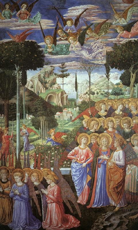 Benozzo Gozzoli Angels Worshipping